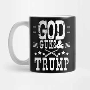 Mens God Family Guns And Trump Country Patriots Mug